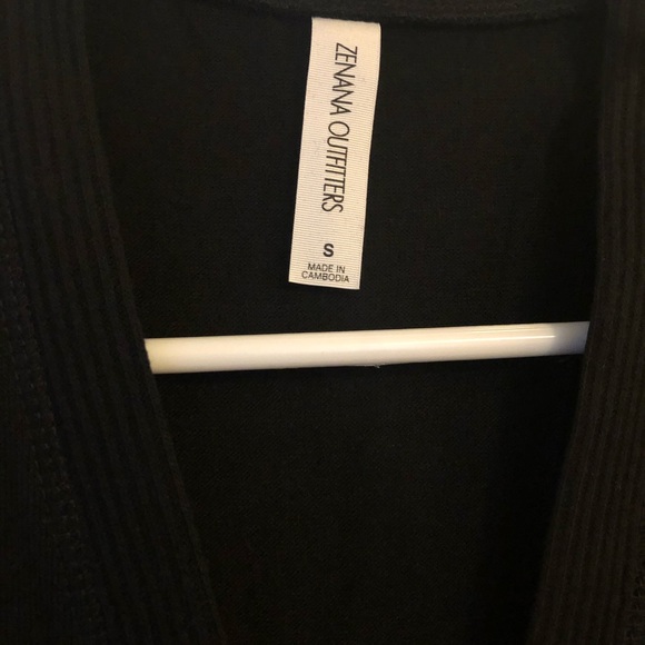 Black Snap Button Down Cardigan Sweater NEW - Picture 5 of 6